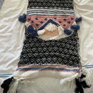 Lightly worn fun, cozy and warm Anthropologie scarf